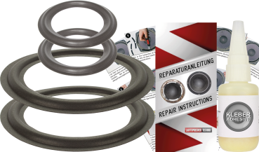 Magnat MIG-Ribbon 6 Lautsprecher Sicken Reparatur Komplett Set Für Tieftöner Und Mitteltöner